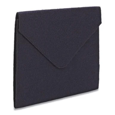 Smead 70922 Soft Touch Cloth Expanding Files, 2" Expansion, 1 Section, Letter Size, Navy Blue