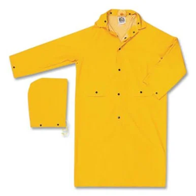Mcr Safety 154514 200c Yellow Classic Rain Coat, Large