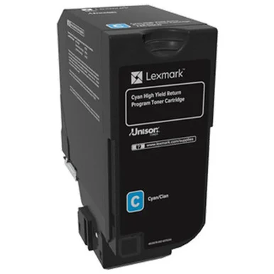 Lexmark Original Toner Cartridge - Cyan (74C0HCG)