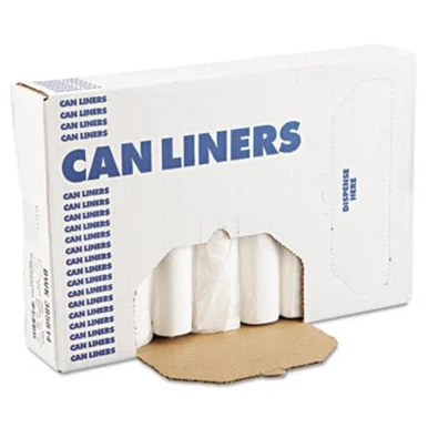 Boardwalk 385814 High-density Can Liners, 38 X 58, 60gal, 11 Micron, Natural, 25/roll, 8 Rolls/ct