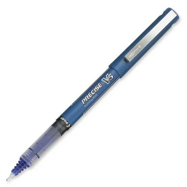 Pilot Precise V5 Pen - Fine Pen Point Type - 0.5 Mm Pen Point Size - Blue Ink - Blue Barrel - 12 / Dozen (35335_40)