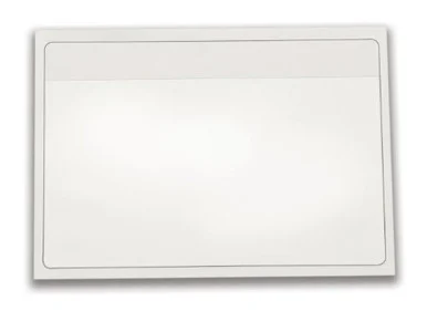 Cardinal Holdit! Pocket - 1 Card Capacity - 5" X 3" - Rectangular - Polypropylene - 100 / Box - Clear (CRD21150)