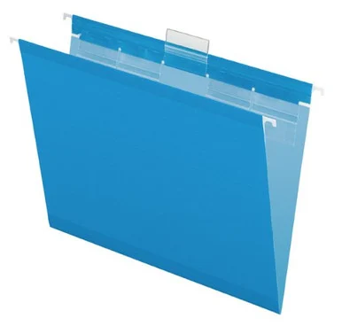 Pendaflex Ready-tab Reinforced Hanging Folder With Lift Tab - Letter - 8.50" X 11" - 1/5 Tab Cut - Blue - 25 / Box (ESS42622)