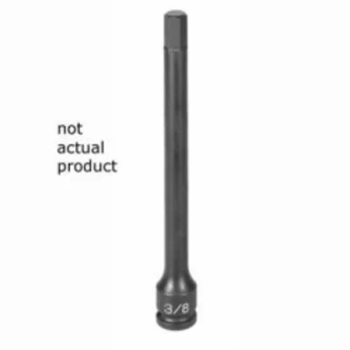 Grey Pneumatic Corp. 19066M 3/8" Drive X 6mm Hex Driver 6" Length