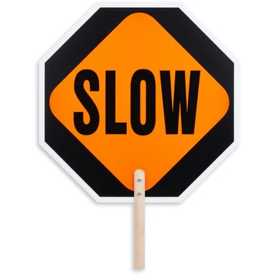 Tatco STOP / SLOW 2-sided Handheld Sign (tco-17530)