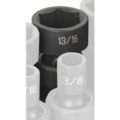 Grey Pneumatic 1026U 3/8" Drive X 13/16" Standard Universal Socket