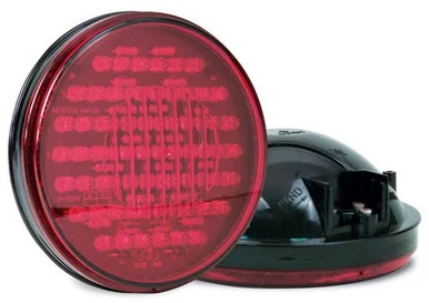 Roadpro Lights Lenses RP-5570R40L/2 Red 4 .in Led Sealed Stp/tail/trn Lt./2 RP5570R40L/2
