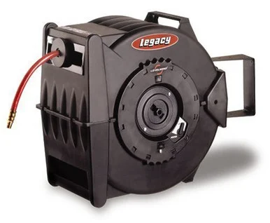 Legacy Manufacturing L8310 Levelwind Retractable Air Hose Reel With 3/8" I.d. X 100' Hose