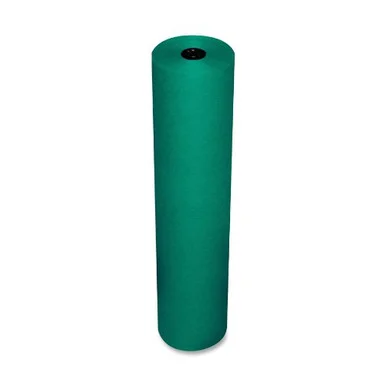 Rainbow Colored Kraft Paper Roll - 36" X 1000 Ft - Green (PAC63140)