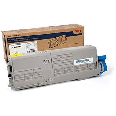 Oki Original Laser Toner Cartridge - Yellow Pack (46490501)