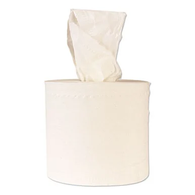 Windsoft WIN1420 Center-flow Perforated Paper Towel Roll, 8 X 13.5, White, 6 Rolls/carton