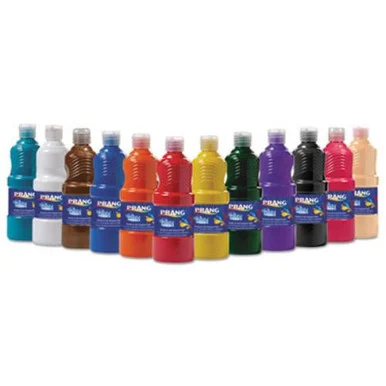 Prang Ultra-washable Tempera Paint - 12/set (10796)