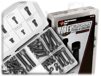 Performance Tool W5342 Allen Cap Screw Assortment - Wilmar