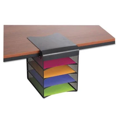 Safco Onyx Solid Top Horizontal Hanging Storage (3242bl)