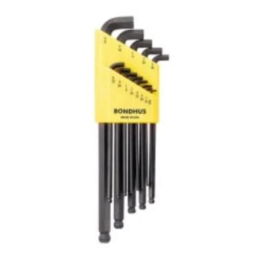 Bondhus 16537 Corp. Stubby L-wrench Inch Set - 13 Sizes .050 Thru 3/8" 16537_43