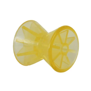 CE Smith 29543 C.e. Smith Bow Roller - Yellow Pvc - 4" X 1/2" Id