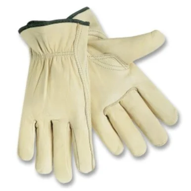 Mcr Safety Driver Gloves - Cream - Leather - 2/pair (3211m)