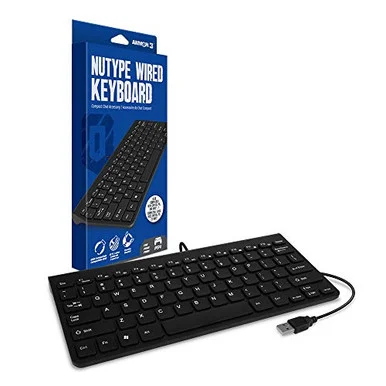 Hyperkin M07376 NuType Wired Keyboard for PS4