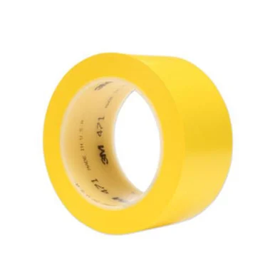 3m 471IWYLW Vinyl Floor Marking Tape 471, 2" X 36 Yds, Yellow
