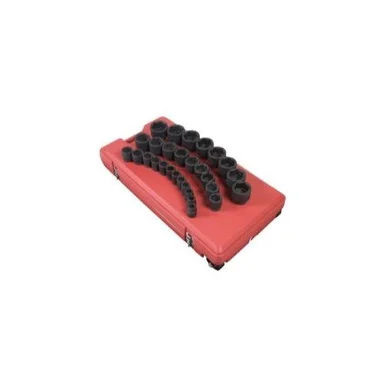 Sunex 4696 29 Piece 3/4" Drive 6 Point Sae Impact Socket Set