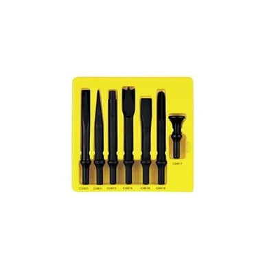 Grey Pneumatic CS807 7-piece Heavy-duty Chisel Set With .498 Shank