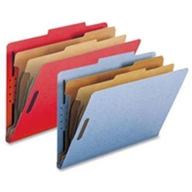 Sparco Classification Folder - Legal - 8.50" X 14" - 2 Dividers - Yellow - 10 / Box (SP17227)