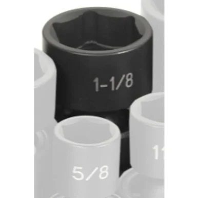 Grey Pneumatic 2036U 1/2" Drive Fractional Universal Impact Socket 1-1/8