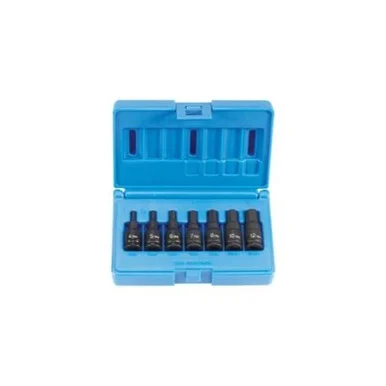 Grey Pneumatic 1297MH 7 Piece 3/8" Drive Metric Hex Driver Impact Socket Set