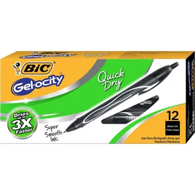 BIC Gel-ocity .7mm Retractable Pen (rglcg11-bk)