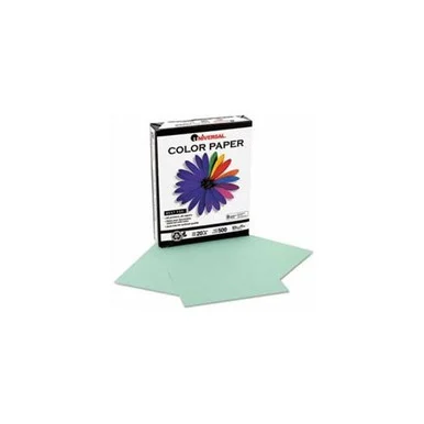 Universal Office Products 11203 Colored Paper, 20lb, 8-1/2 X 11, Green, 500 Sheets/ream