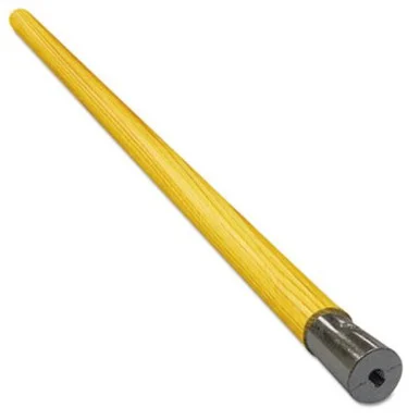 Boardwalk BWK833 Lie-flat Screw-in Mop Handle, Lacquered Wood, 1 1/8 Dia X 54, Natural