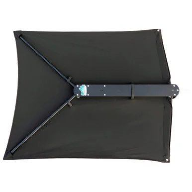 Taco Marine T1030002 ShadeFin Boat Sun Shade With Black Fabric And Bag
