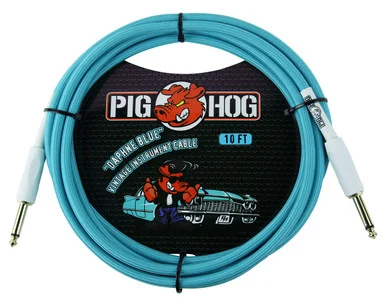 Pig Hog PCH20DB daphne Blue Instrument Cable