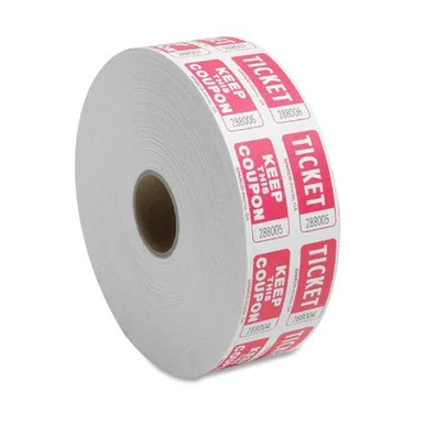 Sparco Roll Ticket - Red (SPR99220)