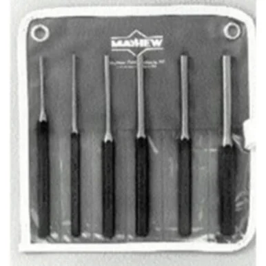 Mayhew 62080 6-piece Metric Pin Punch Set 3-8 Mm