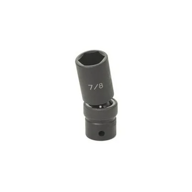 Grey Pneumatic 2030UD 1/2" Drive Fractional Deep Universal Impact Socket - 15/16"