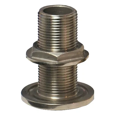 Groco TH-750-WS 3/4" Nps Npt Combo Stainless Steel Thru-hull Fitting W/nut