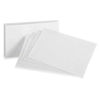 Oxford Printable Index Card (50bx) - Esselte
