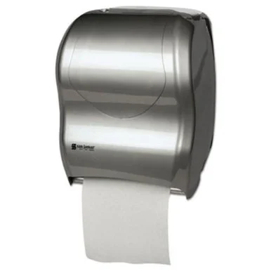 San Jamar T1370SS Tear-n-dry Touchless Roll Towel Dispenser, 16 3/4 X 10 X 12 1/2, Silver