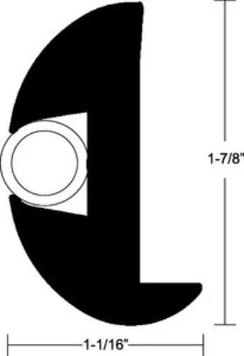 Taco Marine 2423BBK502 Flexible Rub Rail Kit Black W/ Bla 7279682