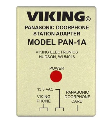 Viking Electronics Panasonic Doorphone Station Adapter (pan-1a)
