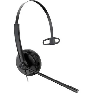 Yealink YHS34 Mono Headset - Mono - Quick Disconnect - Wired - 32 Ohm - 20 Hz (YHS34MONO)