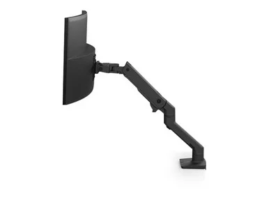 Ergotron Desk Mount for Monitor, Curved Screen Display - Matte Black (45-475-224)