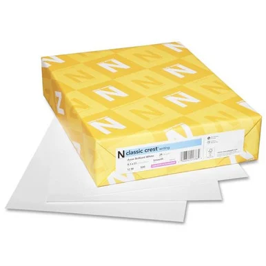 Classic Crest Copy & Multipurpose Paper - For Inkjet, Laser Print - 8.50" X 11" - Smooth - 500 / Ream - White (01345)