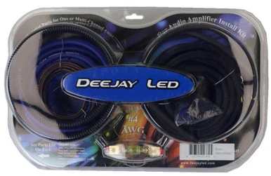 Deejay LED TBH4COPPERKIT 4 Gauge Wire Complete Car Amplifier Installation Kit
