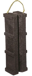 AME International 15230 Ame Super Stacker Cribbing Block 6"x7"x24" Black 15230_45