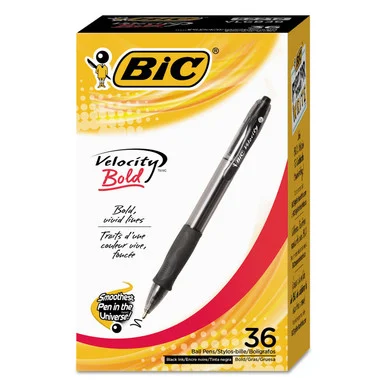 BIC Velocity Ballpoint Pen (vlgb361bk) - Bic Corporation