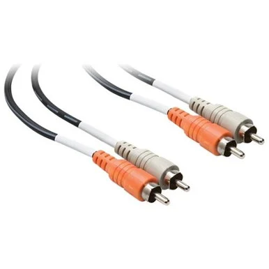 Hosa Patch Audio/Video Cable - for Audio Device - 13.12 ft - 2 x RCA Audio/Video - 2 x RCA Audio/Video - Gold-plated Connectors CRA204G