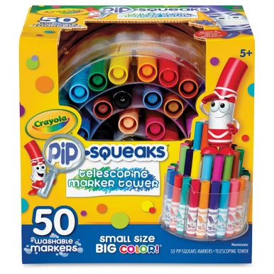 Crayola 50ct. Pip-Squeaks Telescoping Marker Tower (10977461)