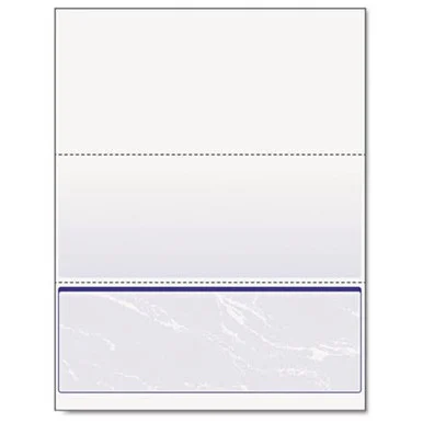Docuguard Check Paper - For Laser, Inkjet Print - Letter - 8.50" X 11" - 24 Lb - Smooth - 500 / Ream - Marble Blue (04517)